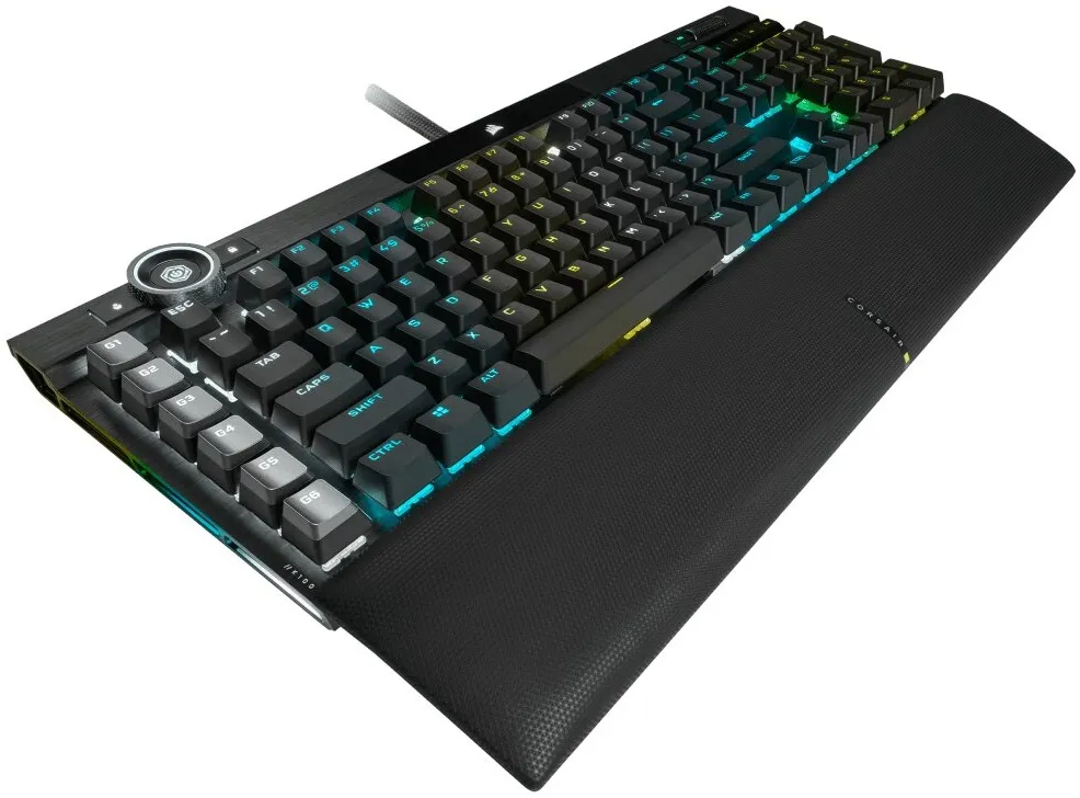 מקלדת חוטית מכאנית Corsair K100 OPX Switch CH-912A014-NA צבע שחור