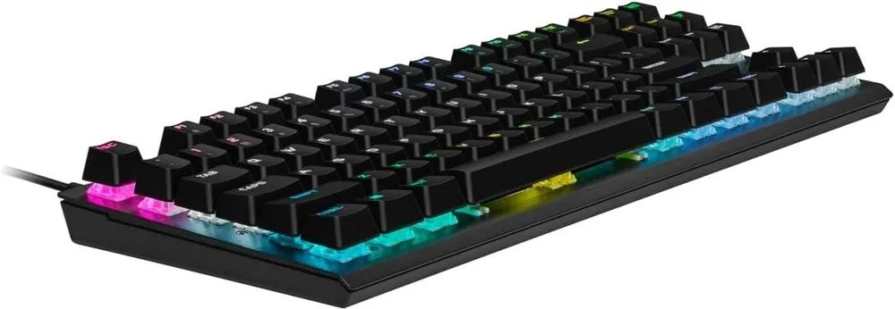 מקלדת מכאנית אופטית חוטית Corsair K60 PRO TKL RGB