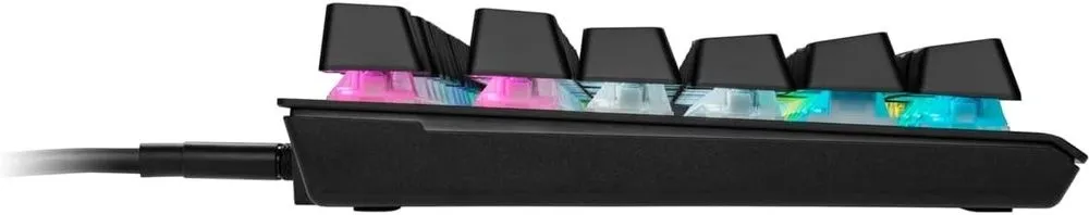 מקלדת מכאנית אופטית חוטית Corsair K60 PRO TKL RGB