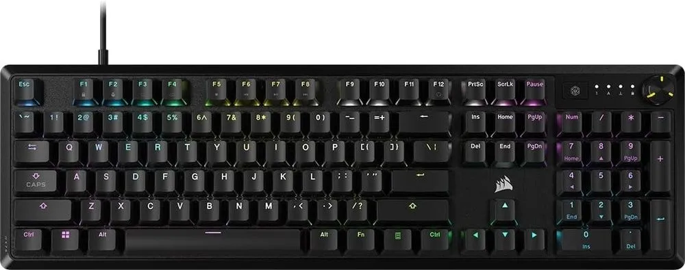 מקלדת גיימינג מכנית חוטית Corsair K70 Core RGB