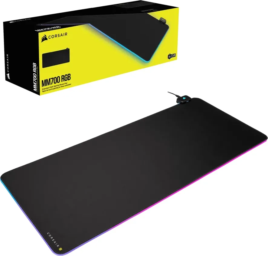 משטח עכבר גיימינג מואר – Corsair MM700 RGB Extended