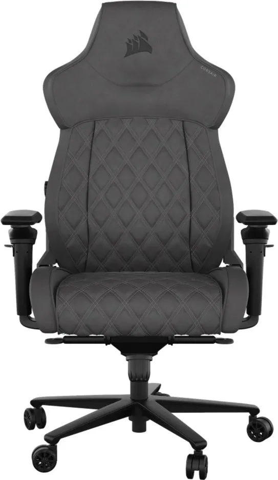 כסא גיימינג Corsair מדגם: TC500 Luxe Shadow בצבע שחור/מטאלי. עם עומס נשיאה של עד 120 ק"ג