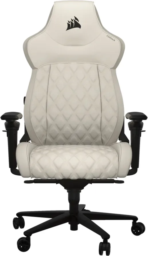 כסא גיימינג Frost TC500 LUXE מבית Corsair מבד עם עומס נשיאה של עד 120 ק"ג – צבע לבן