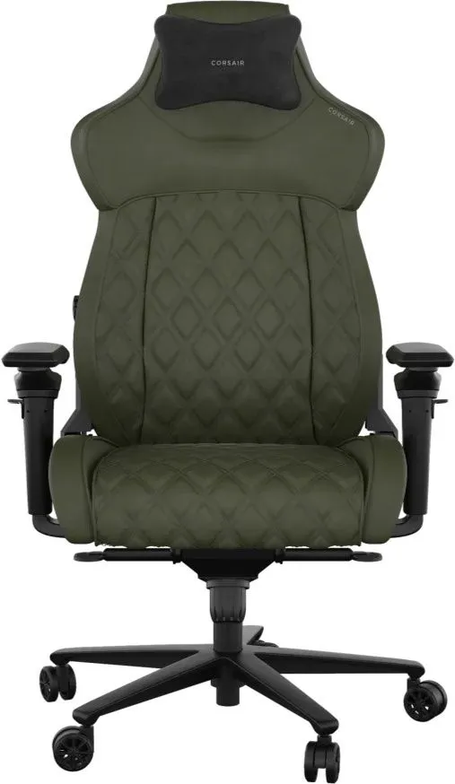 כסא גיימינג Corsair מדגם: TC500 Luxe Sherwood בצבע שחור עם עומס נשיאה של עד 120 ק"ג