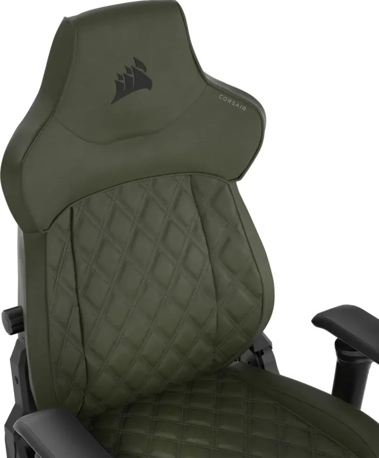 כסא גיימינג Corsair מדגם: TC500 Luxe Sherwood בצבע שחור עם עומס נשיאה של עד 120 ק"ג