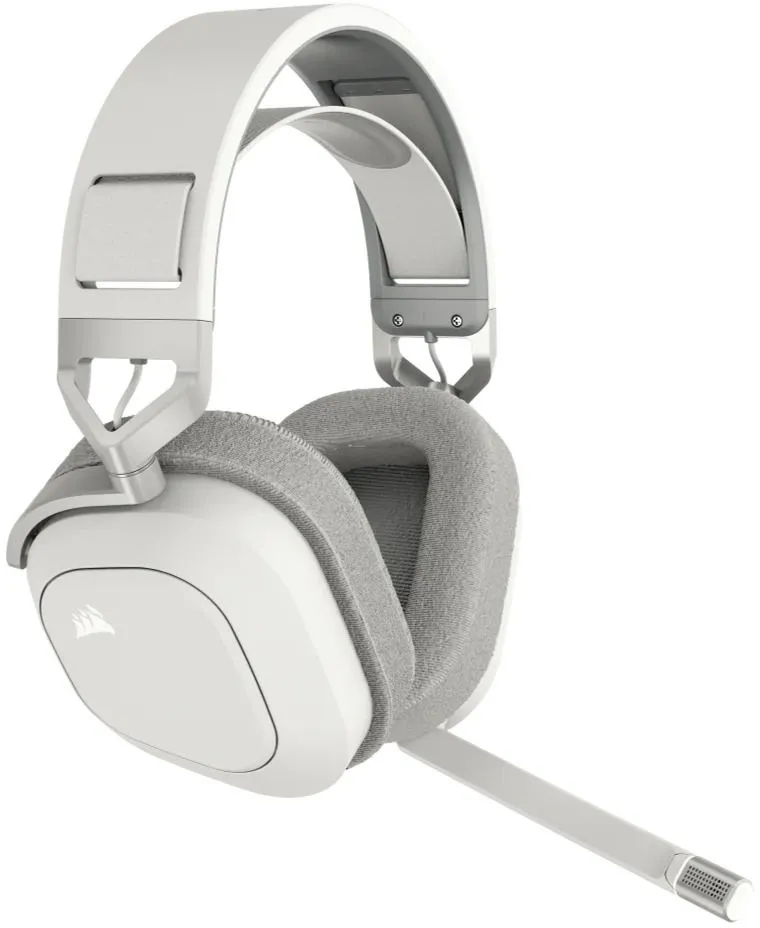 אוזניות גיימינג אלחוטיות Corsair HS80 MAX WIRELESS White
