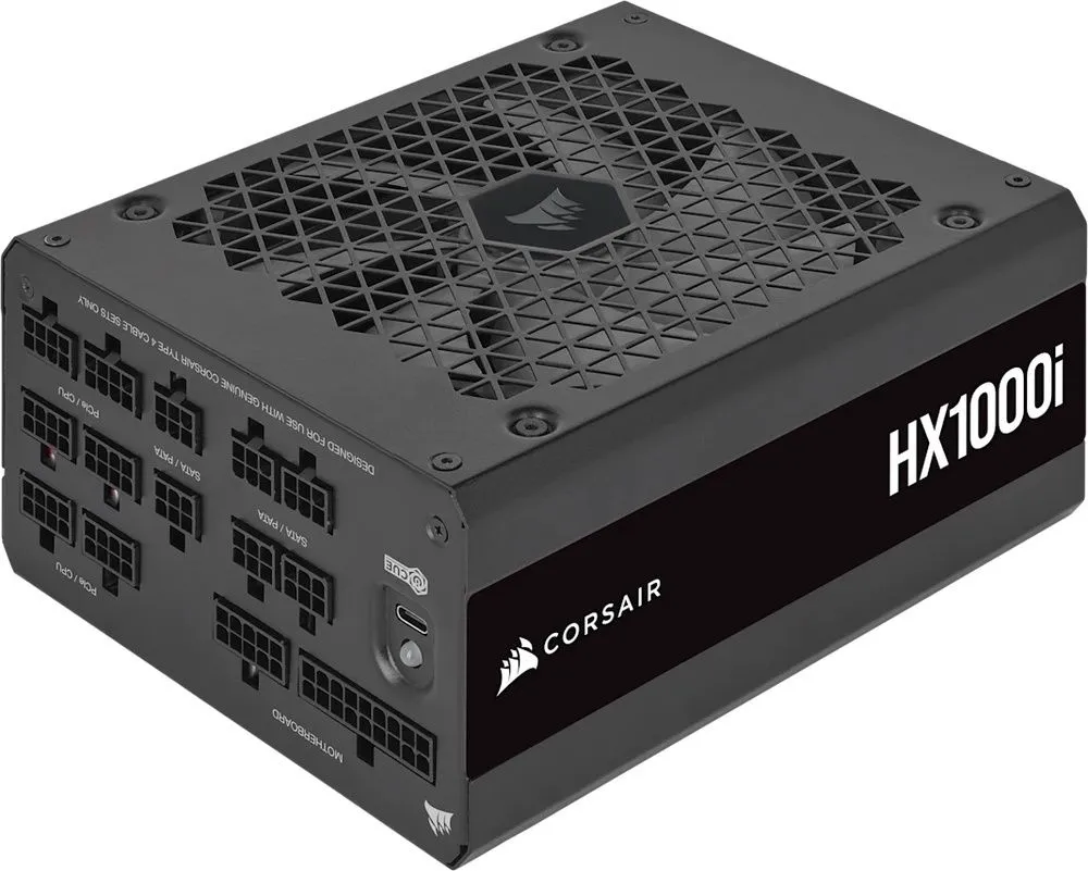 ספק כוח Corsair HX1000i Fully Modular Ultra-Low Noise 1000W 80 Plus Platinum