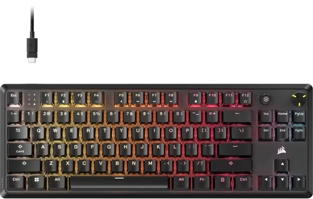 מקלדת מכנית קצרה חוטית Corsair K70 Core TKL RGB
