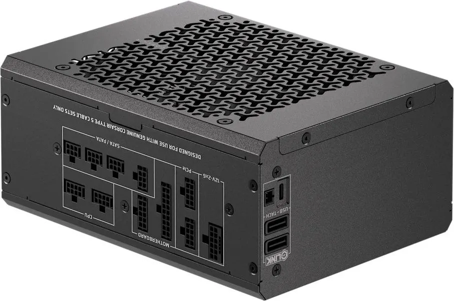 ספק כוח Corsair HX1200i Shift Fully Modular 1200W Cybenetics Platinum
