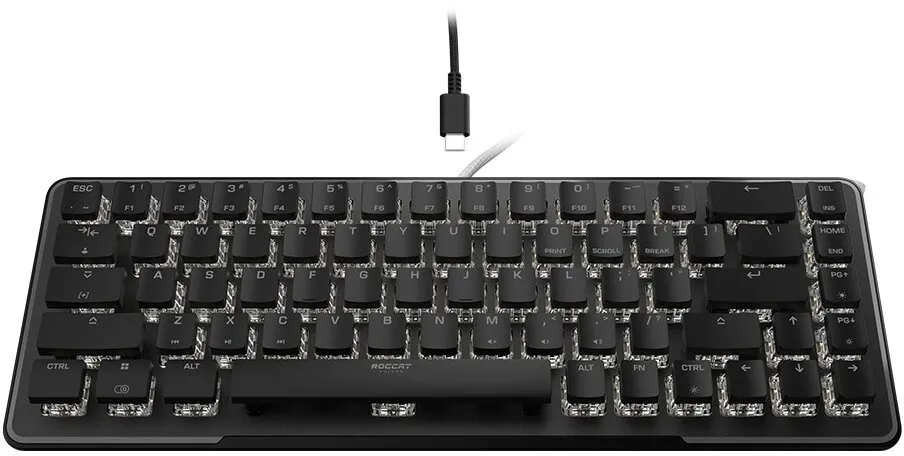 מקלדת חוטית Roccat VULCAN II Mini צבע שחור