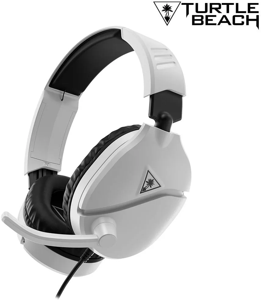 אוזניות גיימינג חוטיות Turtle Beach Recon 70 בצבע לבן
