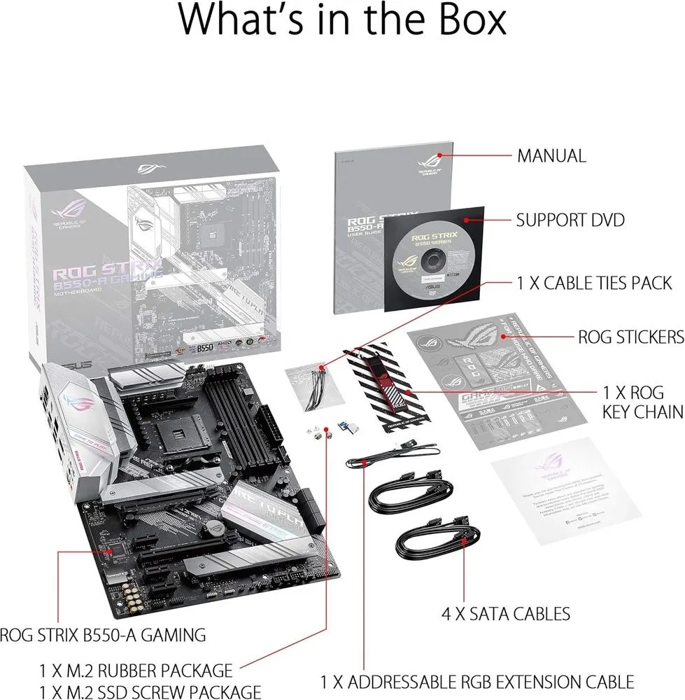 לוח אם Asus ROG STRIX B550-A GAMING ATX