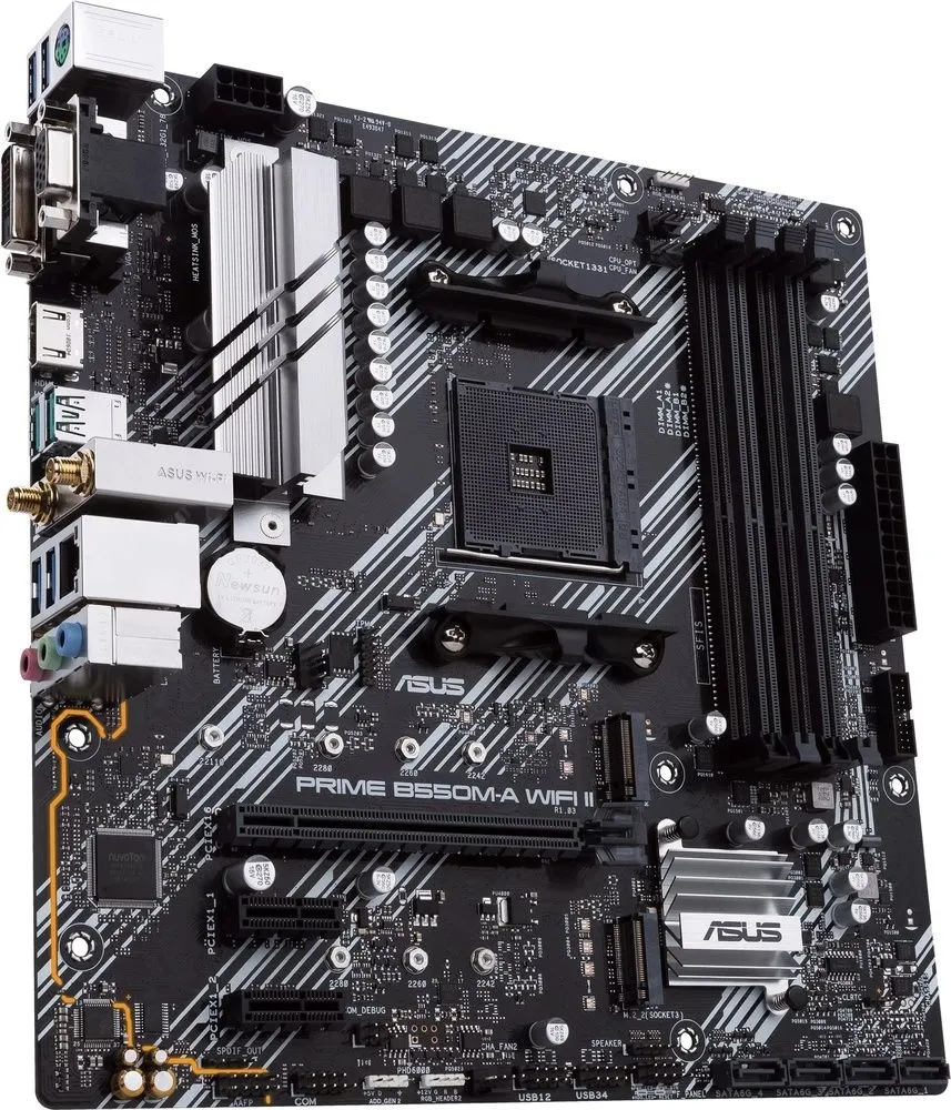 לוח אם Asus PRIME B550M-A WIFI II Micro-ATX