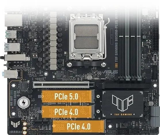 לוח אם Asus TUF GAMING B850M-PLUS WIFI7 Micro-ATX