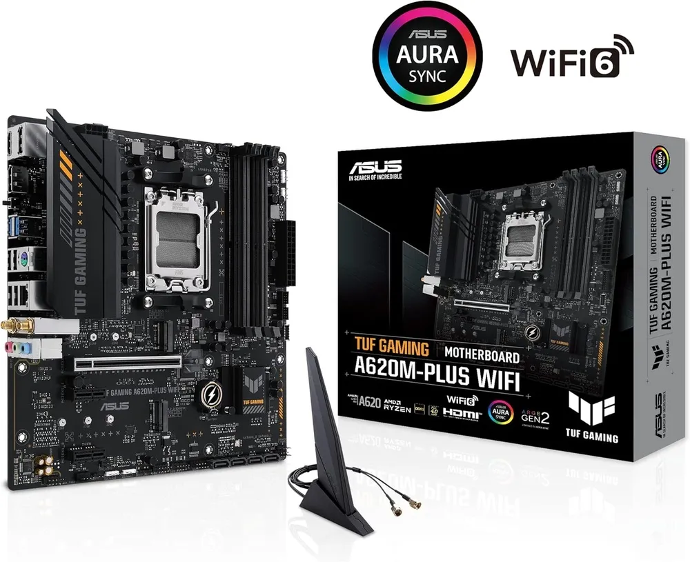 לוח אם Asus TUF GAMING A620AM-PLUS WIFI Micro-ATX