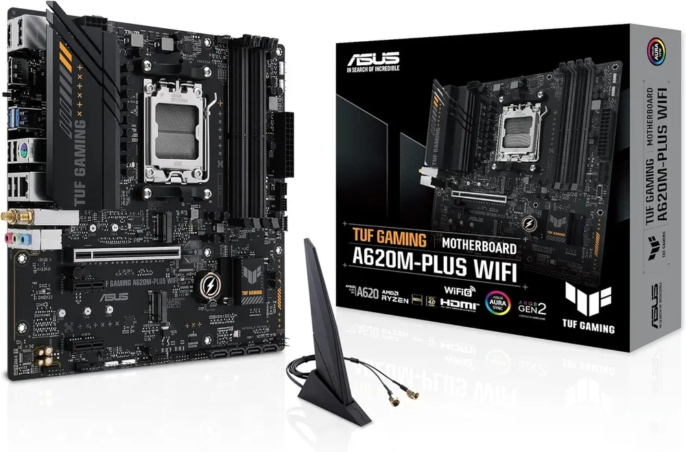 לוח אם Asus TUF GAMING A620AM-PLUS WIFI Micro-ATX