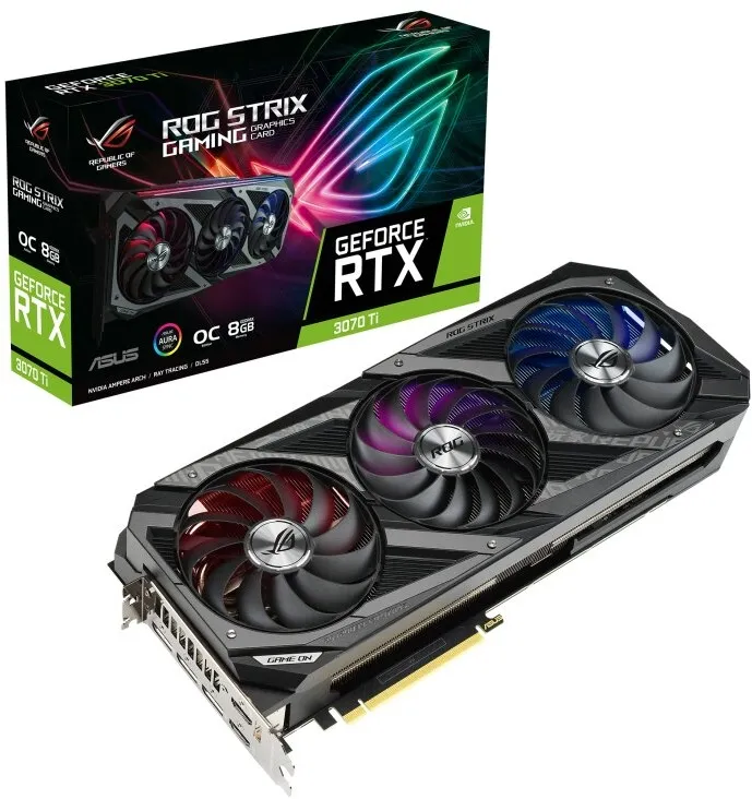 כרטיס מסך Asus GeForce RTX 3070 Ti 8GB ROG-STRIX-RTX3070TI-O8G-GAMING