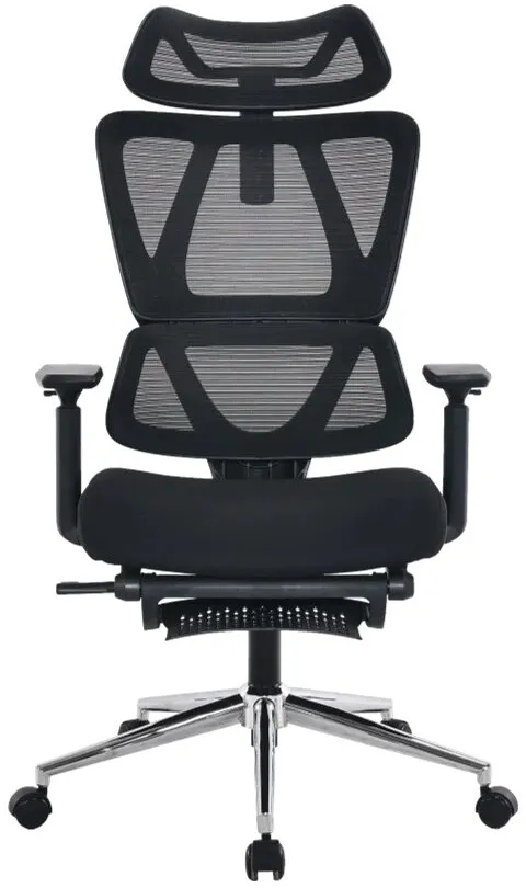 כסא מנהלים ארגונומי עם משענת גב רשת Miracase MPMS400 בצבע שחור
