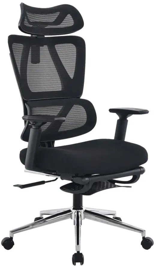 כסא מנהלים ארגונומי עם משענת גב רשת Miracase MPMS400 בצבע שחור