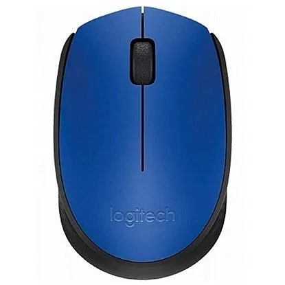 עכבר אלחוטי בצבע שחור – כחול Logitech M171