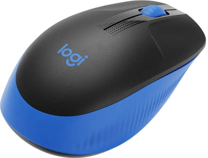 עכבר אלחוטי בצבע כחול Logitech M190