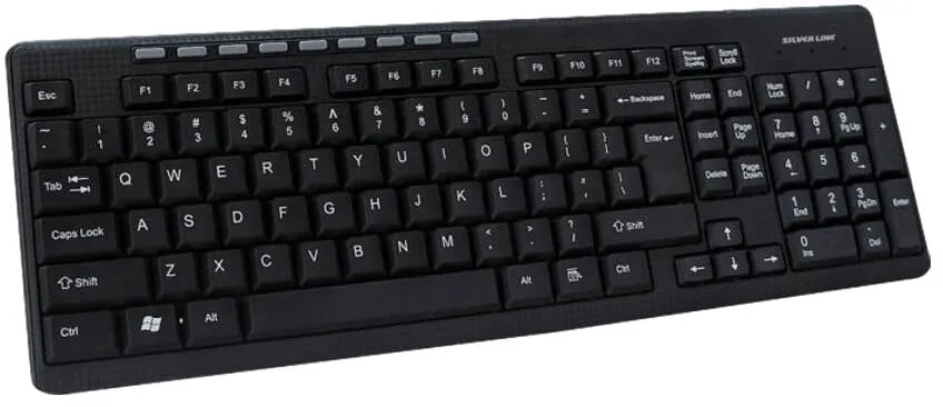 מקלדת חוטית ערבית Silver Line MM-818HEA