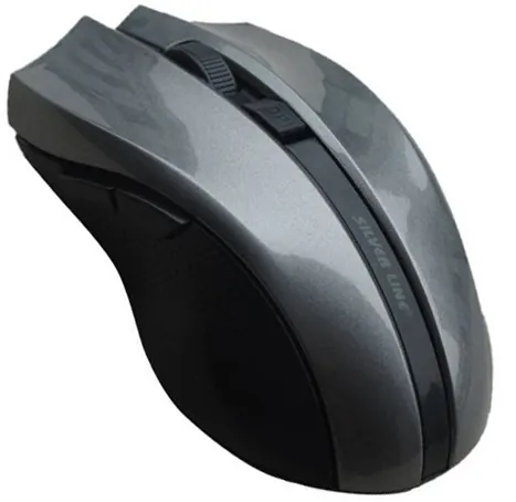 עכבר אלחוטי בצבע אפור Silver Line RF-317R