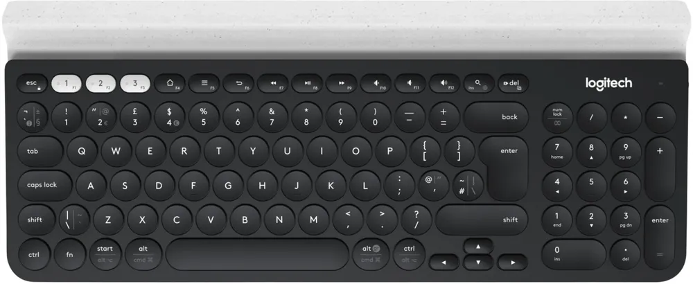 מקלדת Bluetooth אלחוטית Logitech K780 Multi-Device Quiet Desktop – צבע שחור