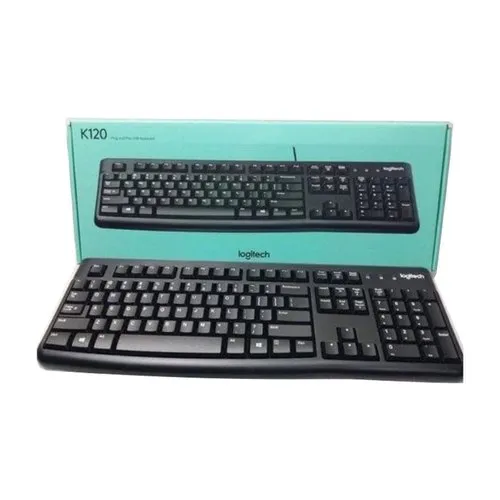 מקלדת חוטית Logitech K120