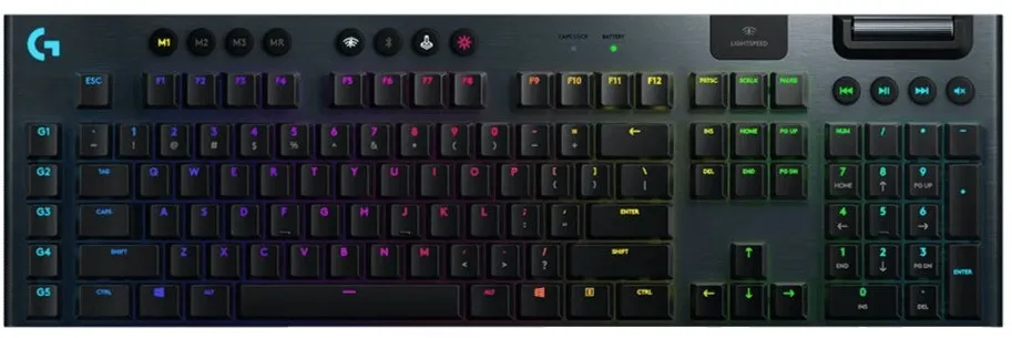 מקלדת אלחוטית Logitech CLICKY G915 צבע שחור