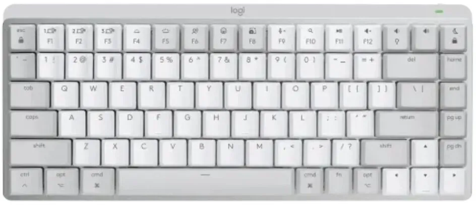 מקלדת אלחוטית מכאנית Logitech MX Mechanical MINI FOR MAC צבע אפור בהיר