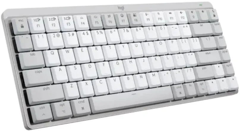 מקלדת אלחוטית מכאנית Logitech MX Mechanical MINI FOR MAC צבע אפור בהיר