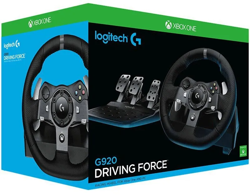 הגה מרוצים Logitech Driving Force G920 Retail – עבור PC ו Xbox One