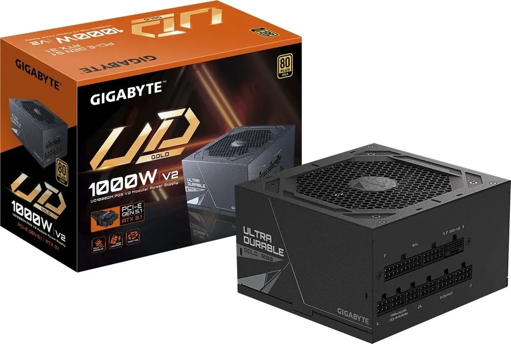 ספק כוח Gigabyte UD1000GM PG5 1000W 80 Plus Gold