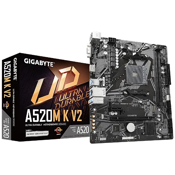 לוח אם Gigabyte A520M K V2 1.1 Micro-ATX AM4 DDR4