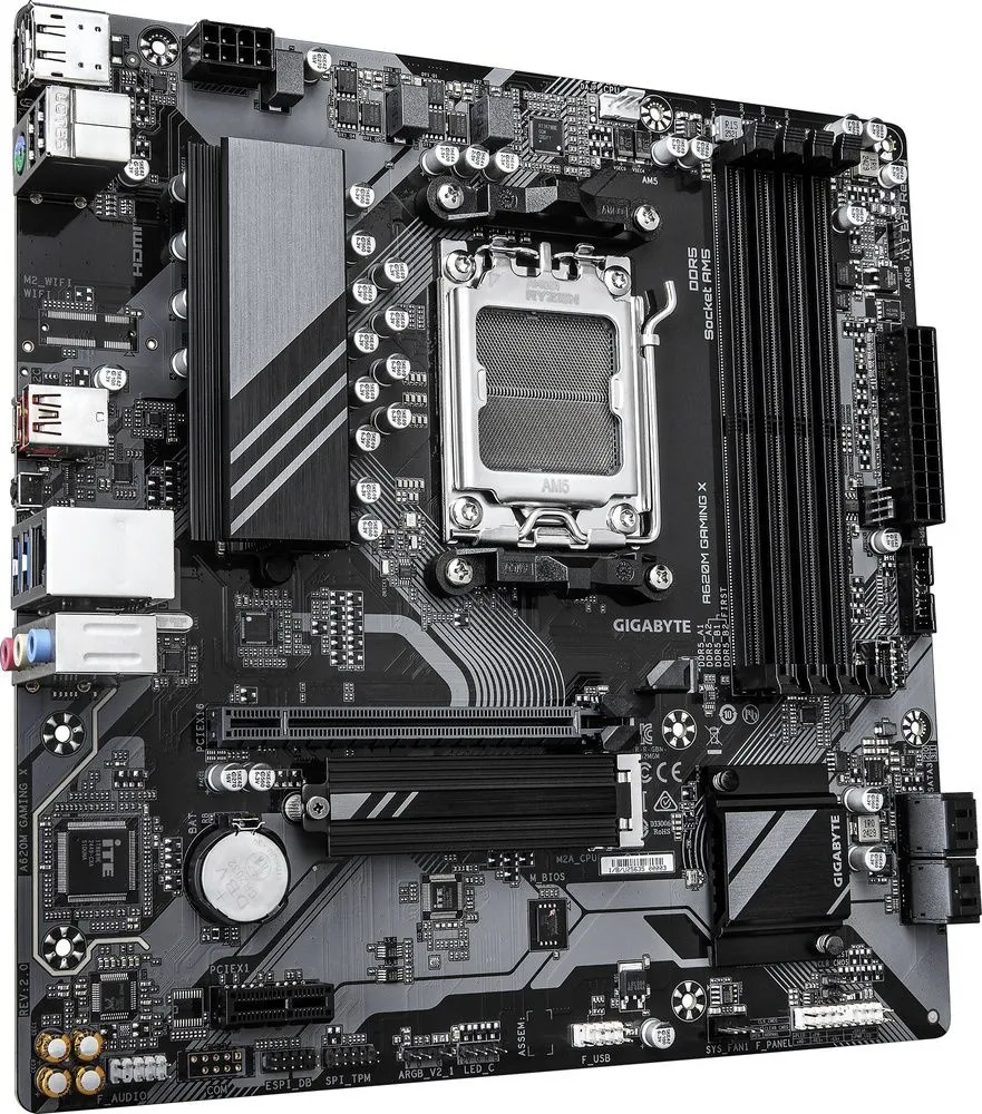 לוח אם Gigabyte A620M GAMING X 2.0 Micro-ATX