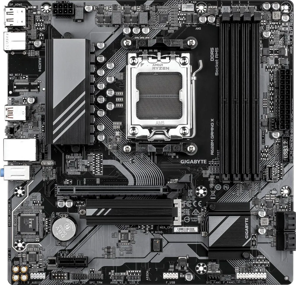 לוח אם Gigabyte A620M GAMING X 2.0 Micro-ATX