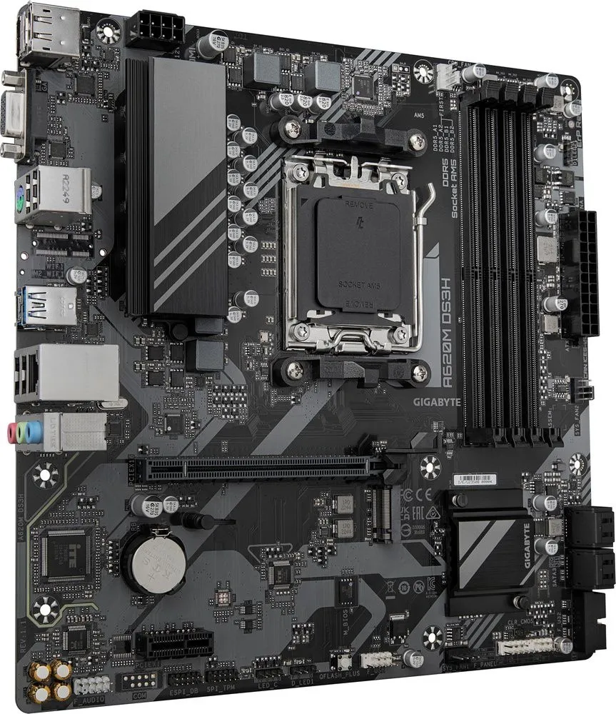 לוח אם Gigabyte A620M DS3H 1.1 Micro-ATX