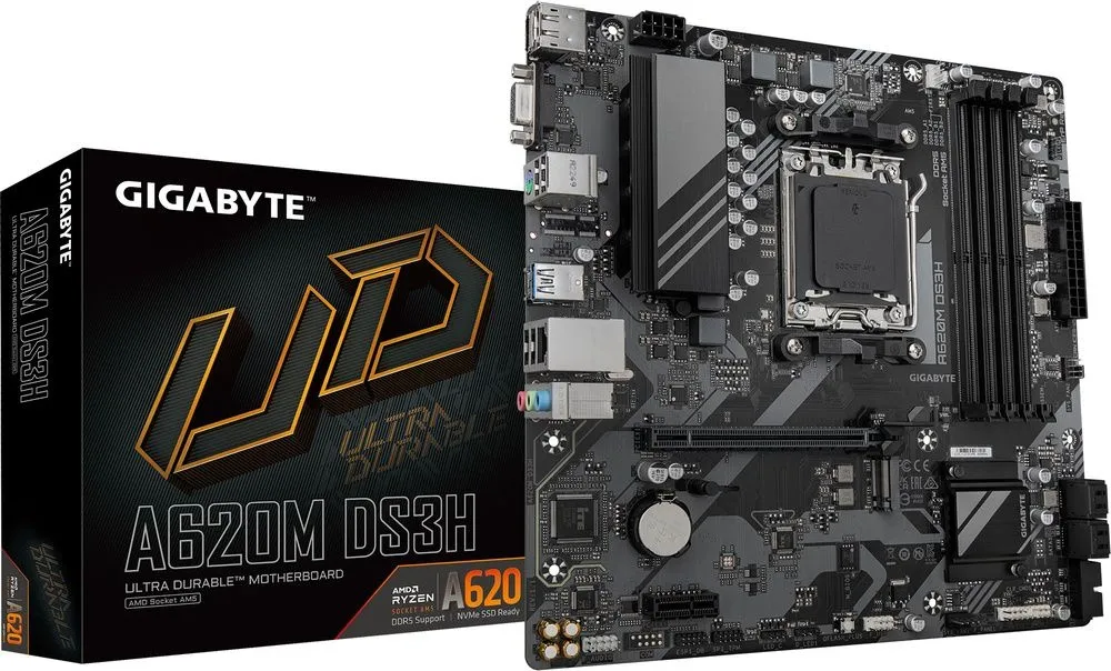 לוח אם Gigabyte A620M DS3H 1.1 Micro-ATX