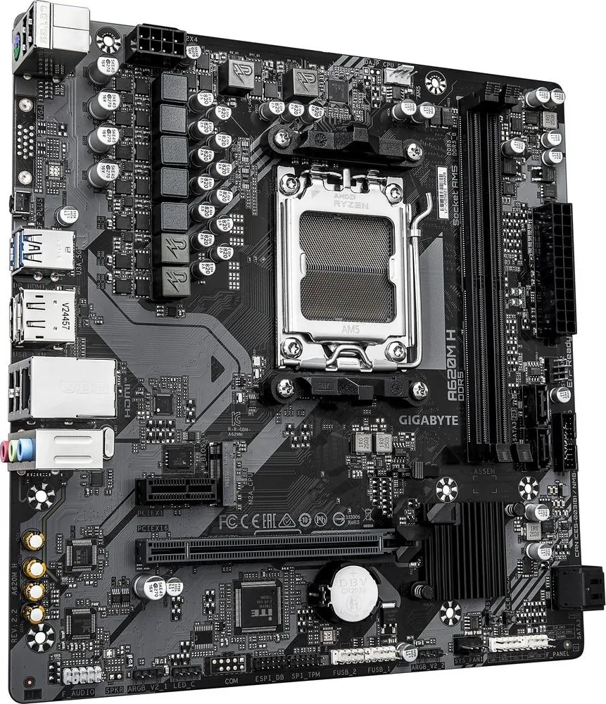 לוח אם Gigabyte A620M H 2.2 Micro-ATX