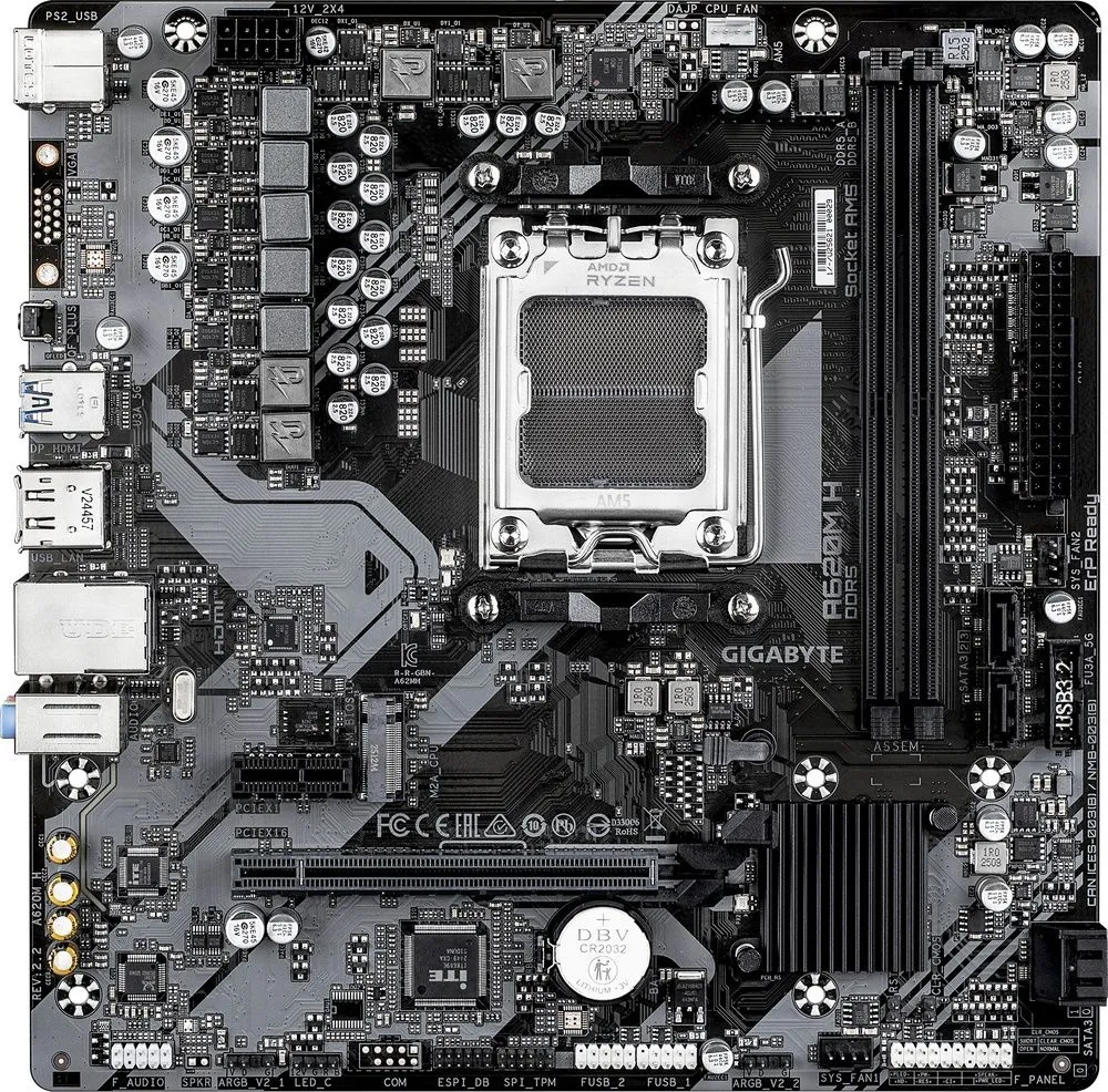לוח אם Gigabyte A620M H 2.2 Micro-ATX