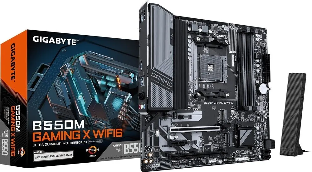 לוח אם Gigabyte B550M Gaming X Wi Fi 6 Micro-ATX AM4