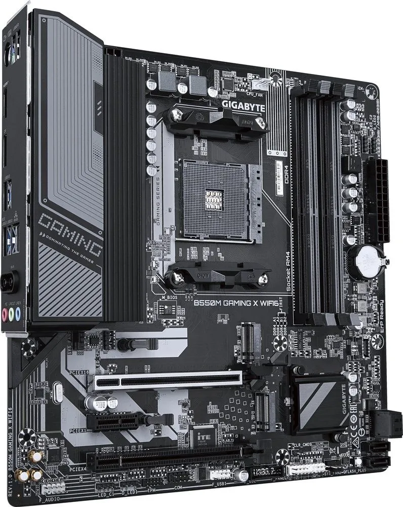 לוח אם Gigabyte B550M Gaming X Wi Fi 6 Micro-ATX AM4
