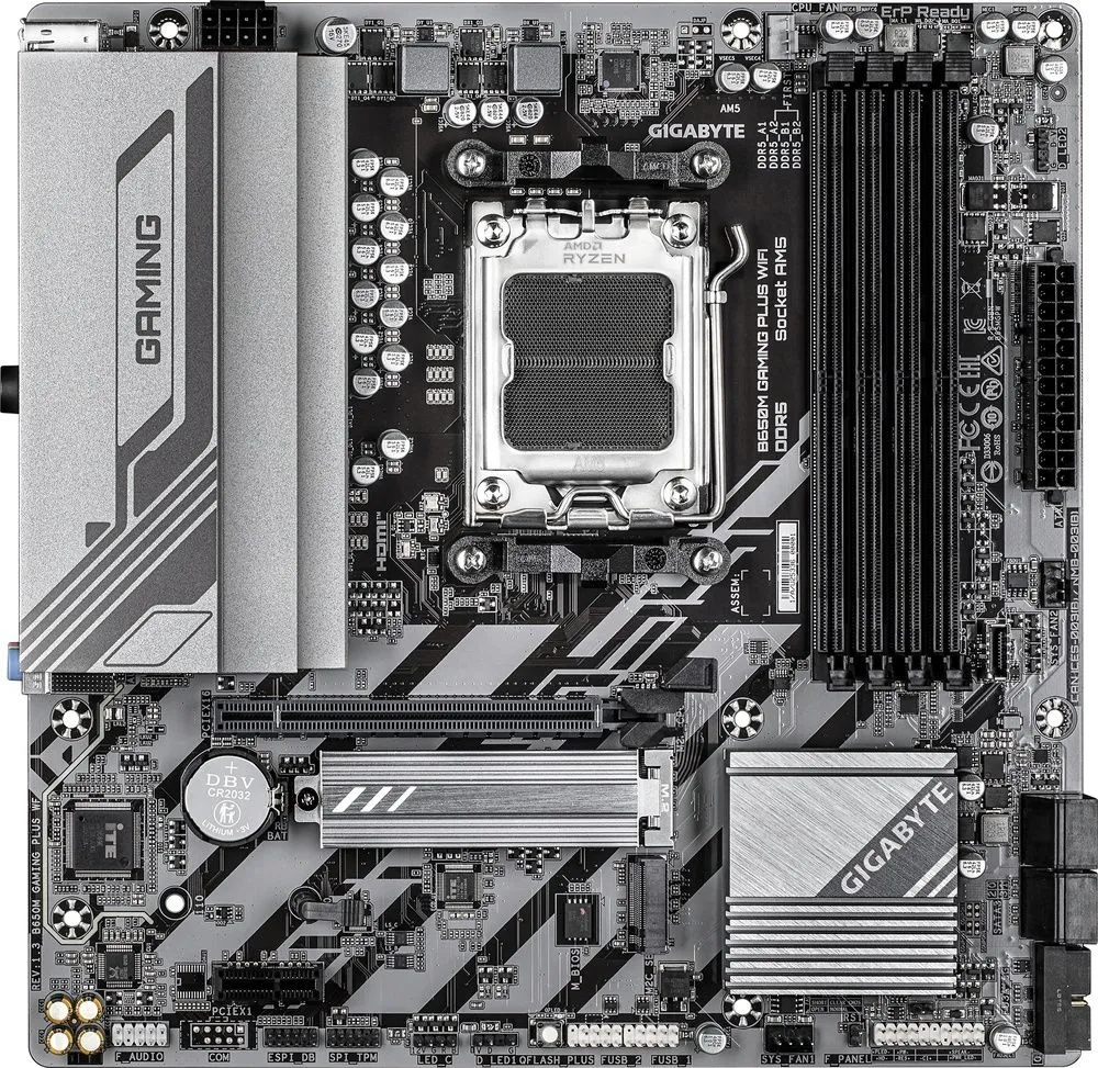 לוח אם Gigabyte B650M GAMING PLUS WF 1.3 Micro-ATX