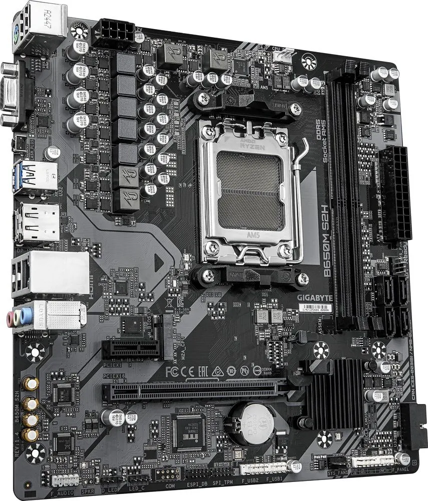 לוח אם Gigabyte B650M S2H 1.4 Micro-ATX