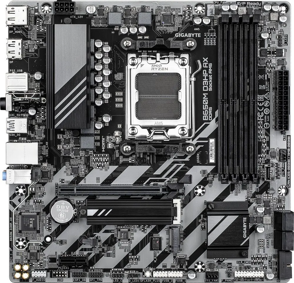 לוח אם Gigabyte B650M D3HP AX 1.3 Micro-ATX