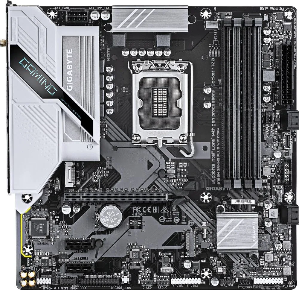 לוח אם Gigabyte B760M G P WIFI DDR4 Micro-ATX