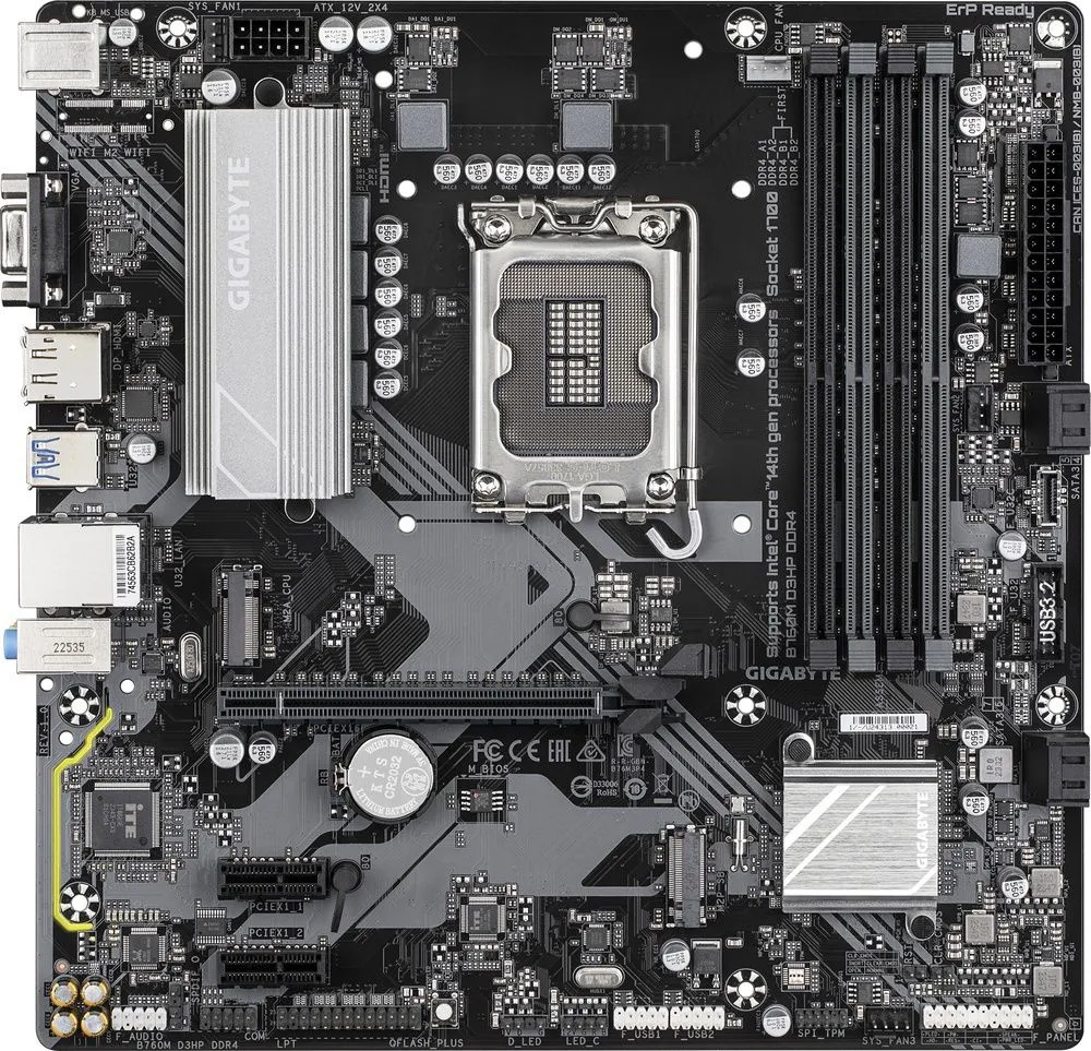 לוח אם Gigabyte B760M D3HP DDR4 Micro-ATX