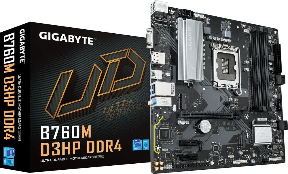 לוח אם Gigabyte B760M D3HP DDR4 Micro-ATX