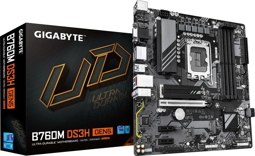 לוח אם Gigabyte B760M DS3H GEN5 Micro-ATX